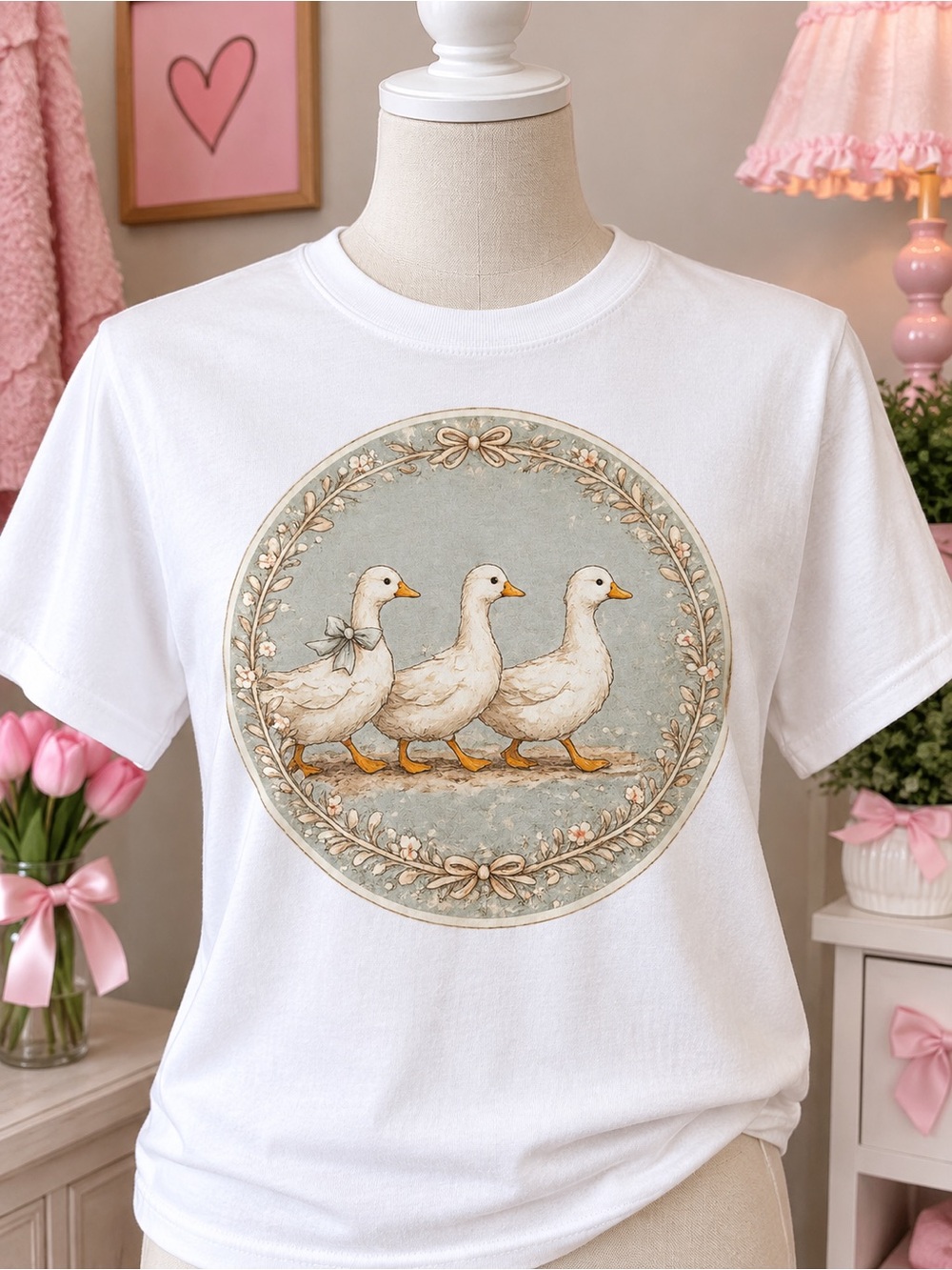 Sweet goose cottage graphic tee